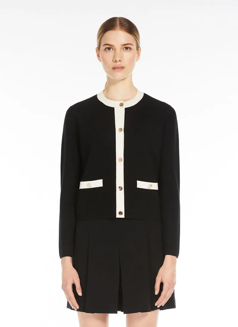 Agito Tipped Cardigan