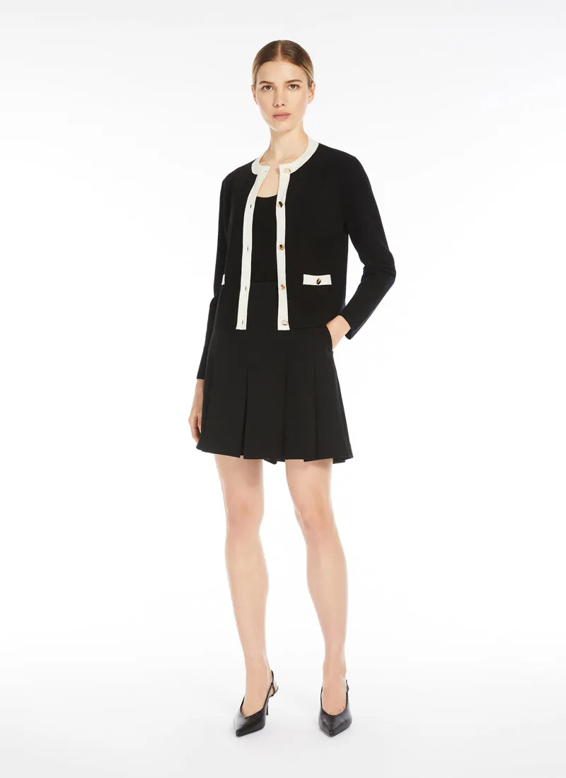 Agito Tipped Cardigan