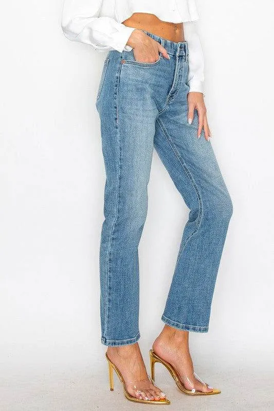 Artemis Vintage Plus - Tummy Control High Rise Straight Jeans