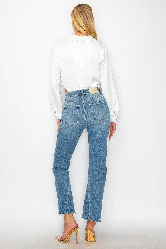 Artemis Vintage Plus - Tummy Control High Rise Straight Jeans