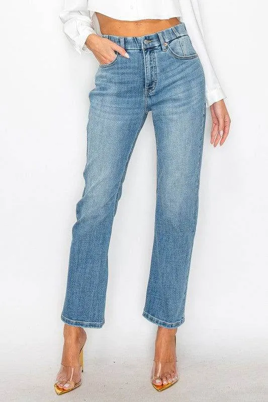 Artemis Vintage Plus - Tummy Control High Rise Straight Jeans