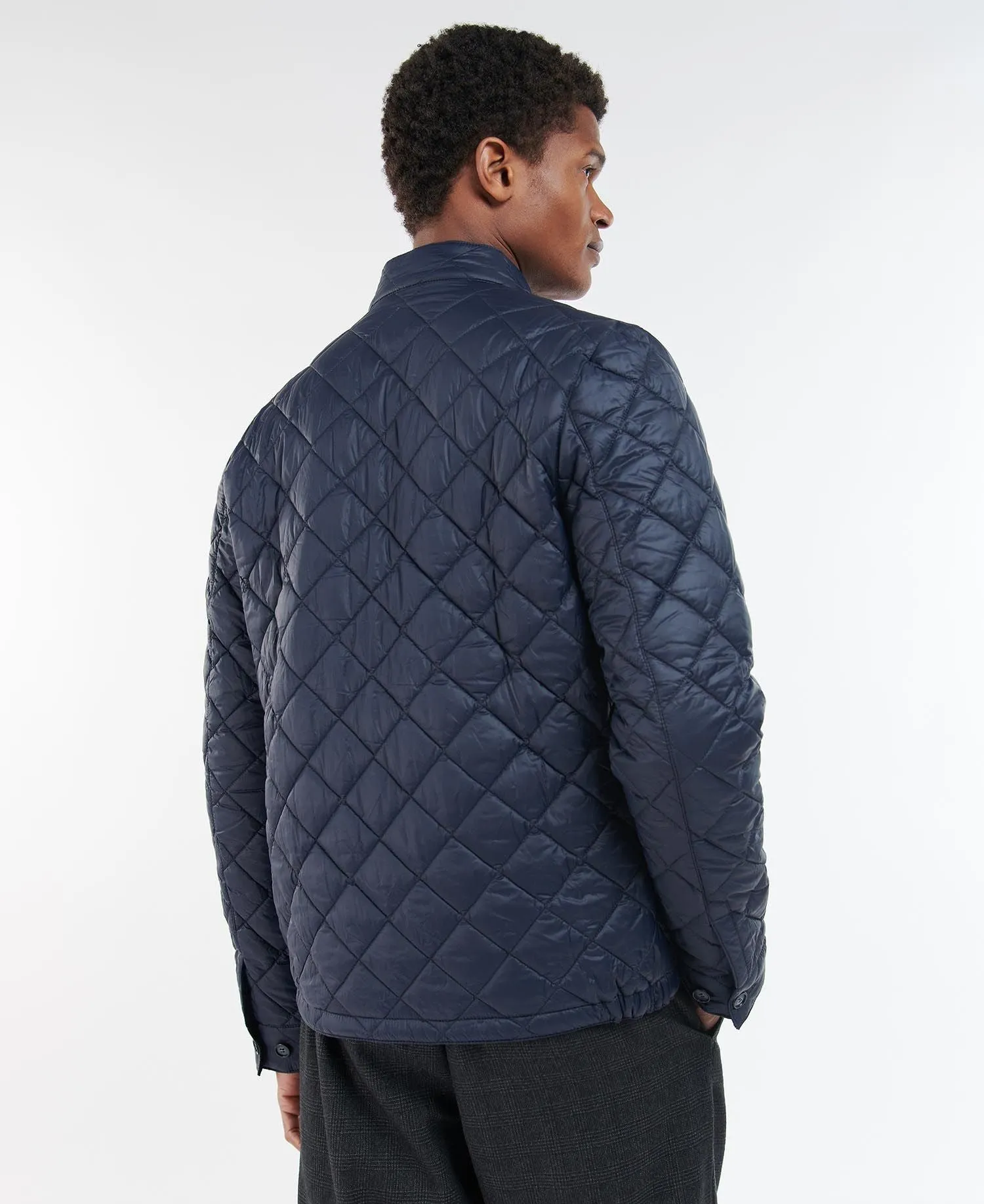BARBOUR HARRINGTON QUILTED JACKET - NAVY