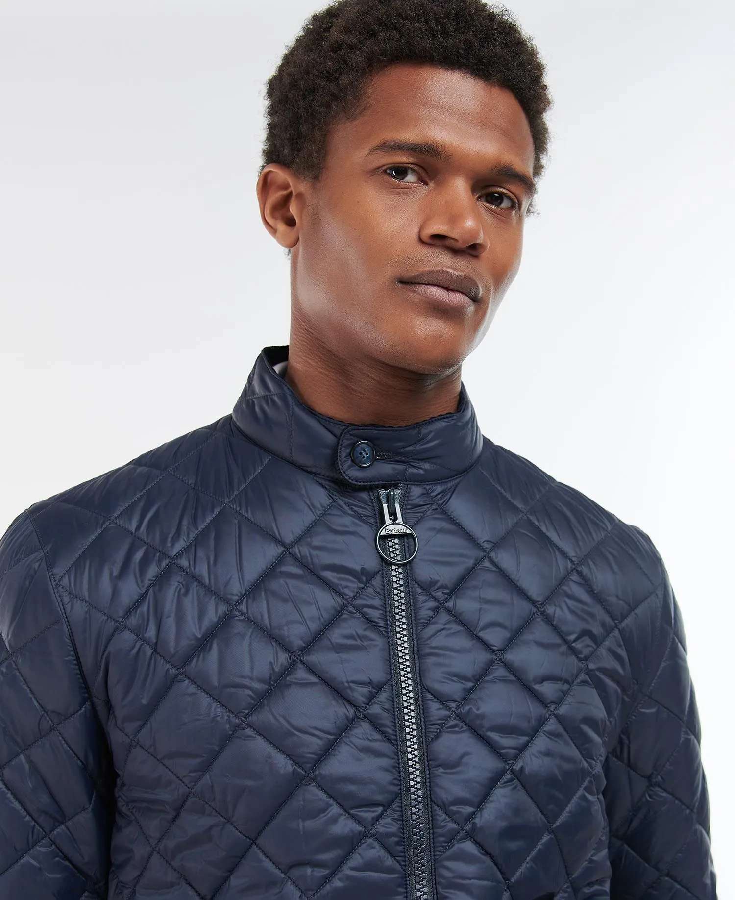 BARBOUR HARRINGTON QUILTED JACKET - NAVY