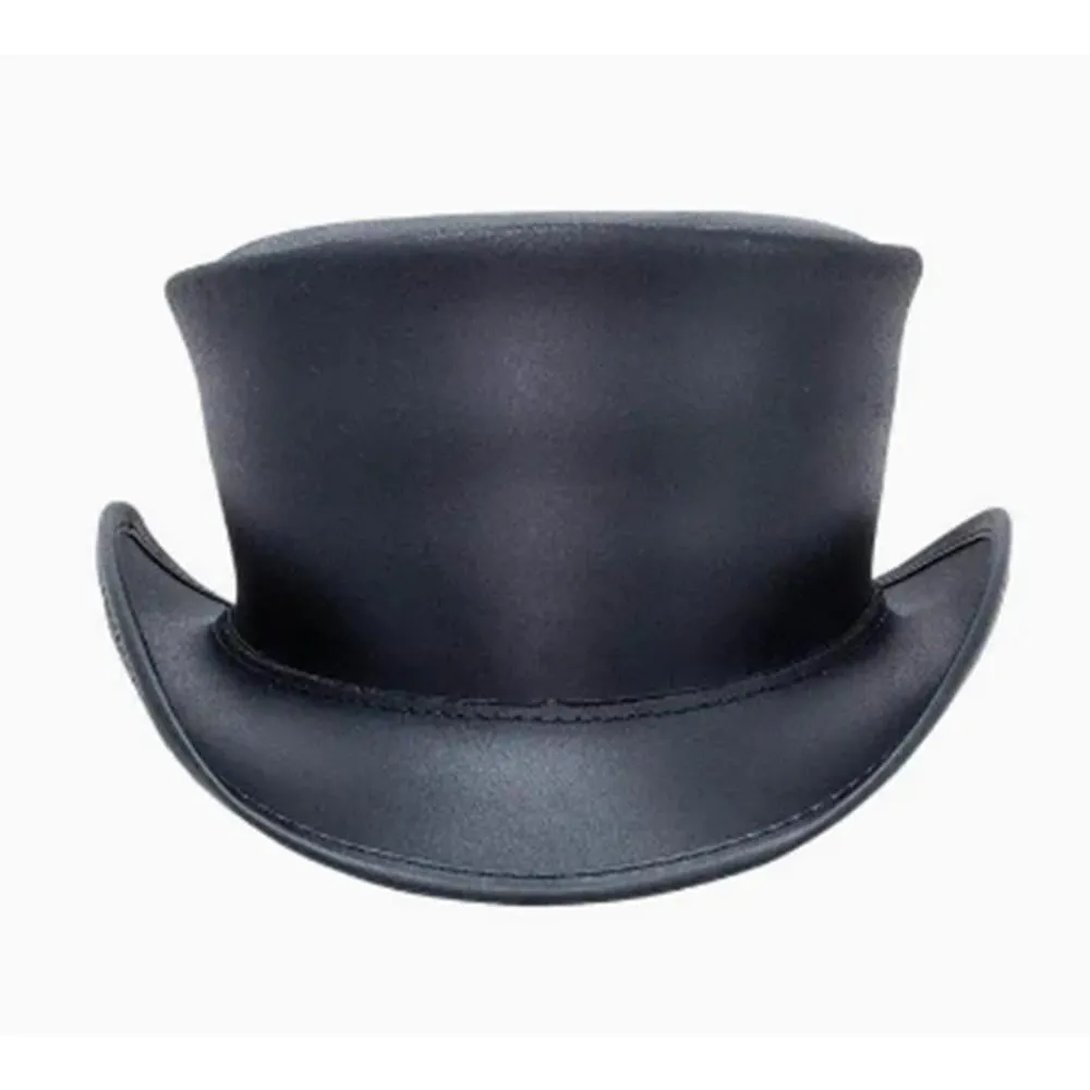 Black Marlow - Womens Leather Top Hat