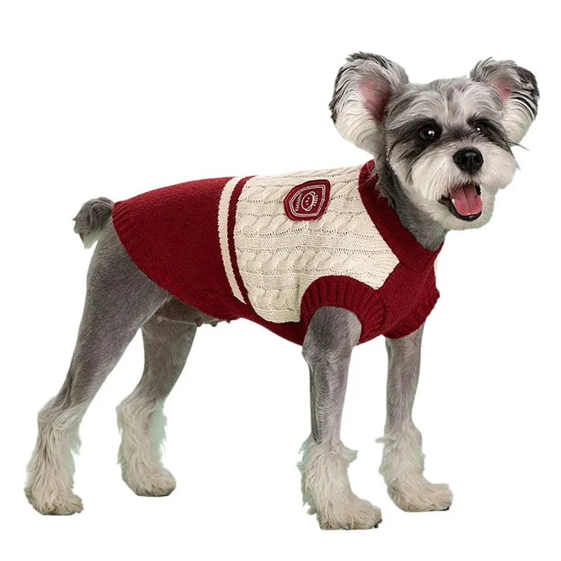 College Style Dog Sweaters