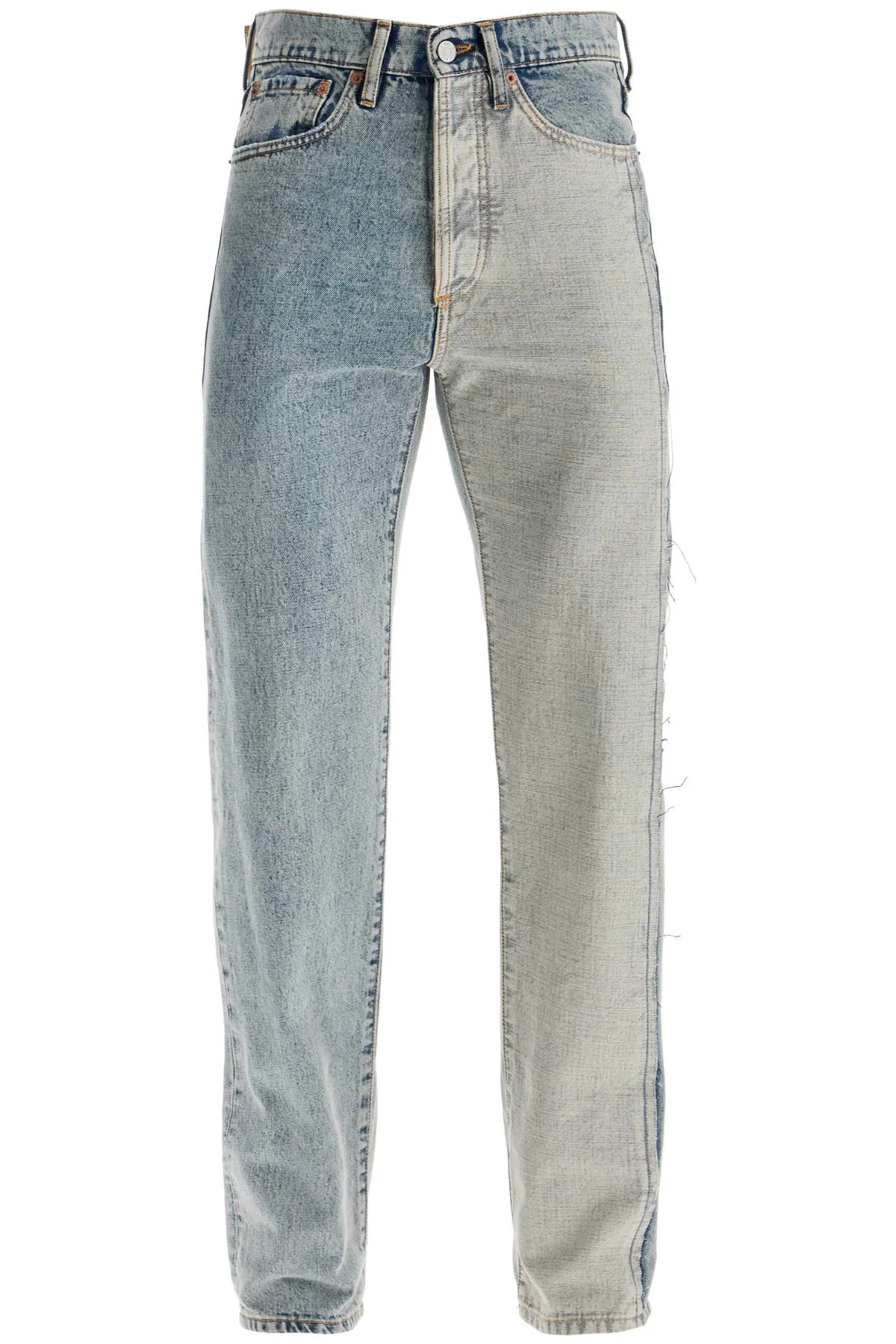 Contrasting Panel Design Denim