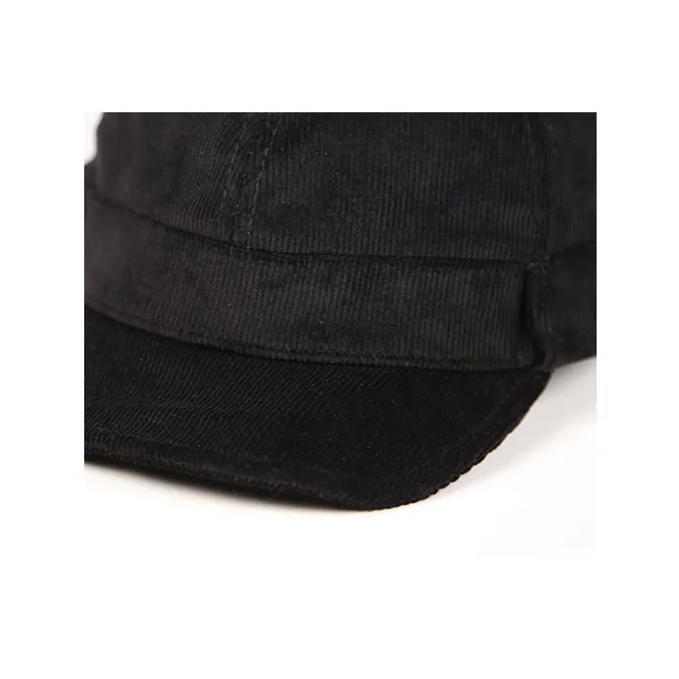 Corduroy Short Brim Baseball Cap