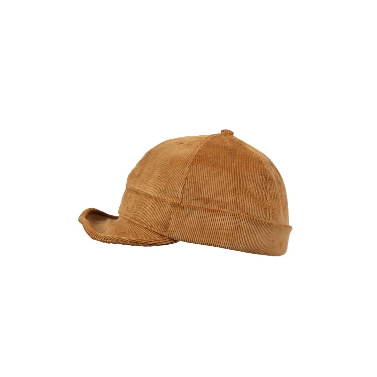 Corduroy Short Brim Baseball Cap