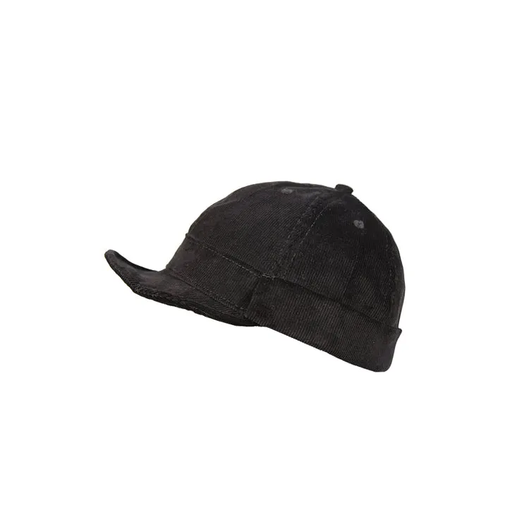Corduroy Short Brim Baseball Cap