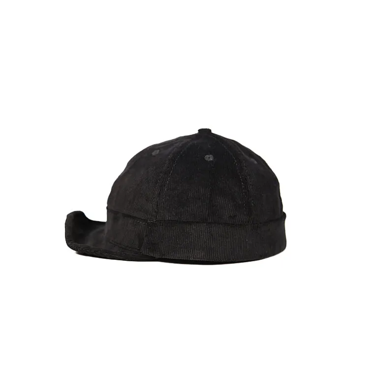 Corduroy Short Brim Baseball Cap