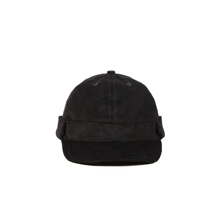 Corduroy Short Brim Baseball Cap