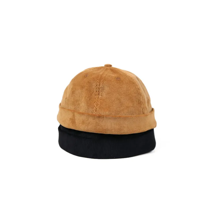 Corduroy Short Brim Baseball Cap