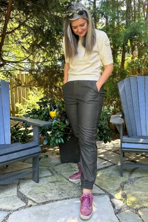 Distressed Faux Leather Jayly Jogger | Fossil