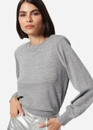Gama Sweater ~ Silver Metallic