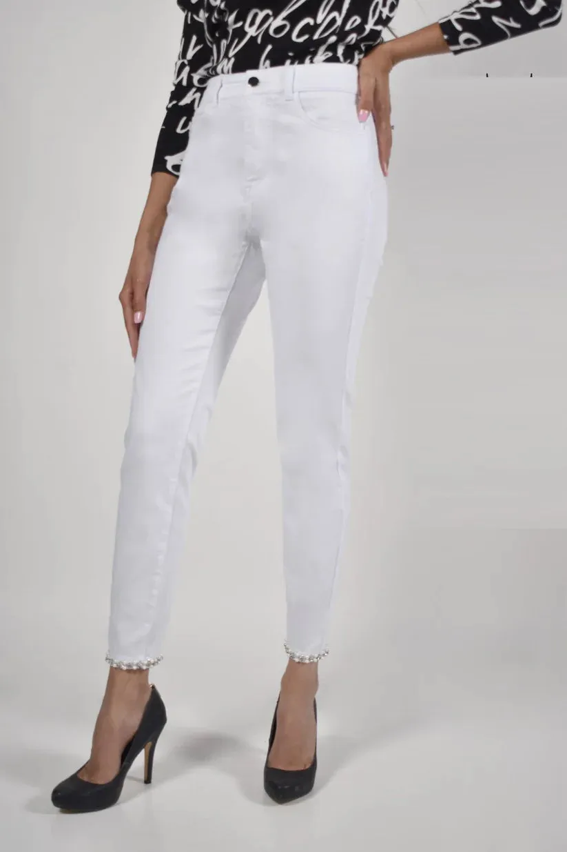Jeans Frank Lyman 190117-BLANC