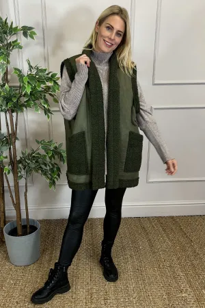 Jolanda Gilet Khaki