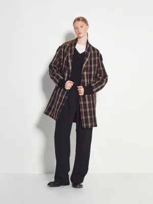 Juliette Hogan - Barb Coat Charcoal Check