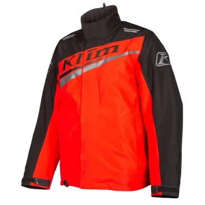 Klim  Mens Kaos Snowmobile Jacket Waterproof Lightweight Black High Risk Red