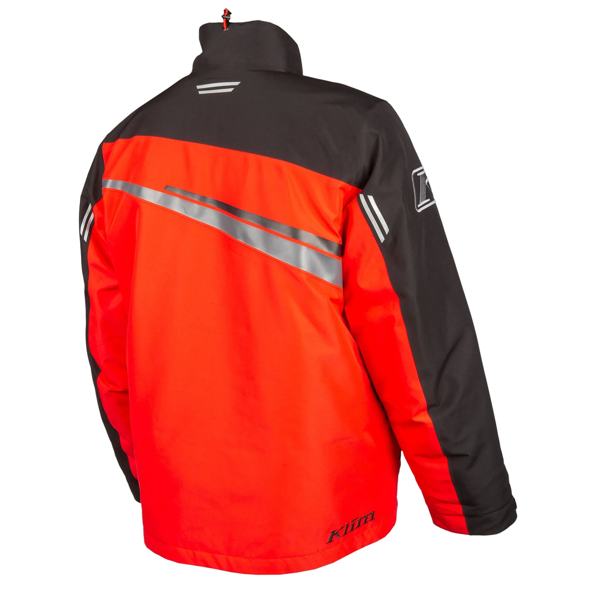 Klim  Mens Kaos Snowmobile Jacket Waterproof Lightweight Black High Risk Red
