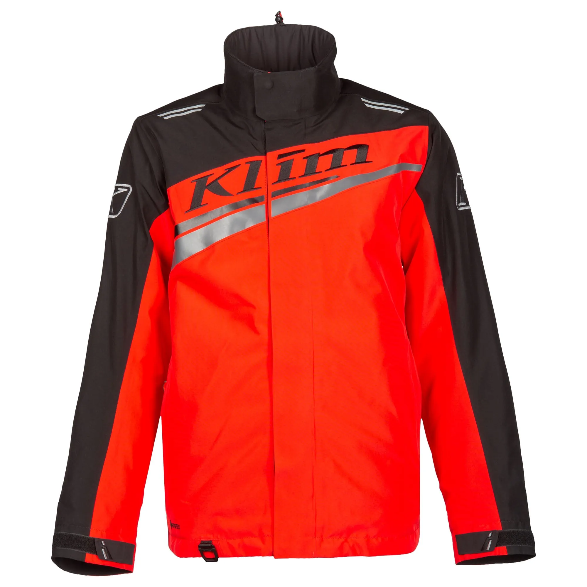 Klim  Mens Kaos Snowmobile Jacket Waterproof Lightweight Black High Risk Red