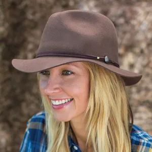 Kooringal Matilda Felt Hat - Chocolate