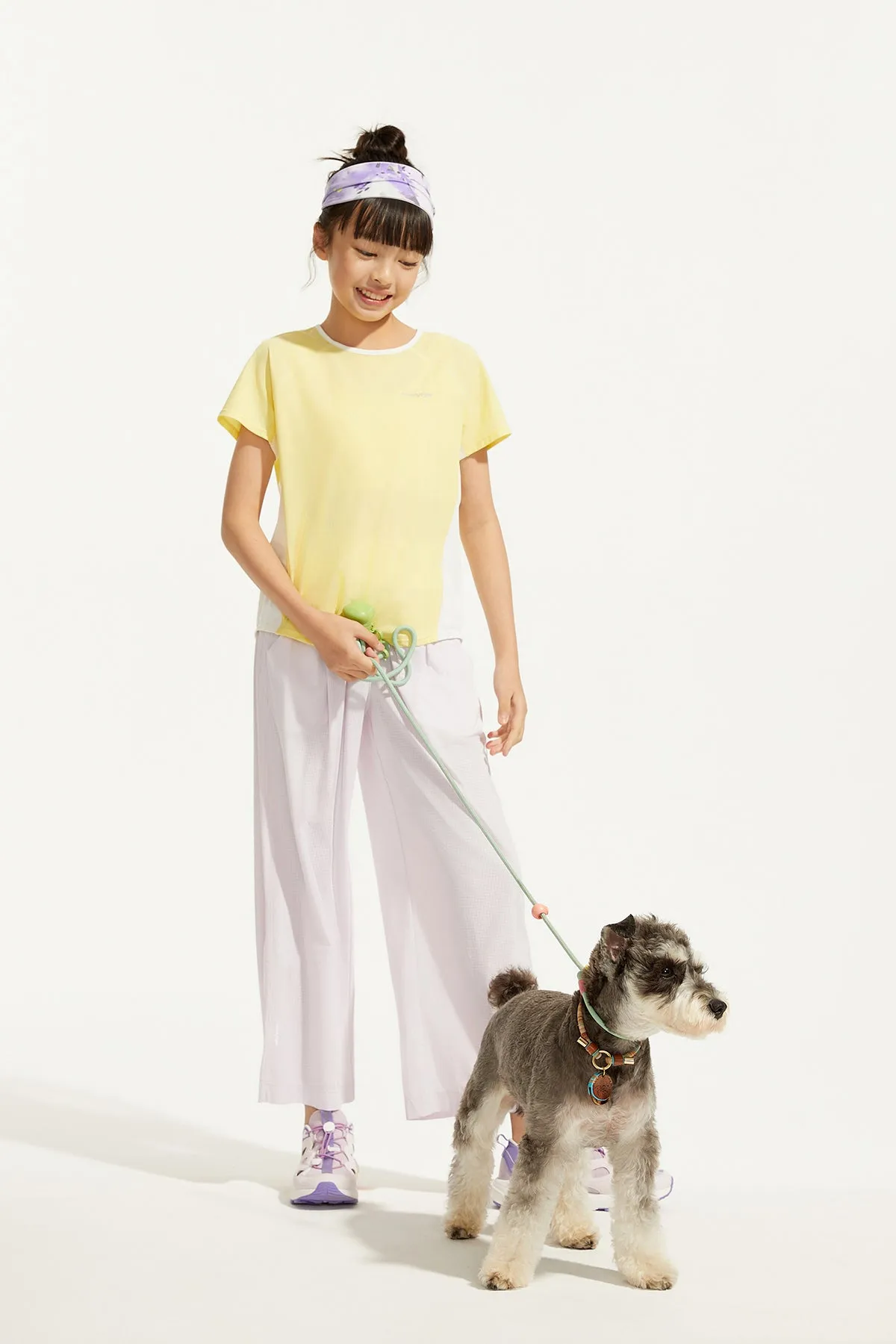 Lattice Color Block Short Sleeves