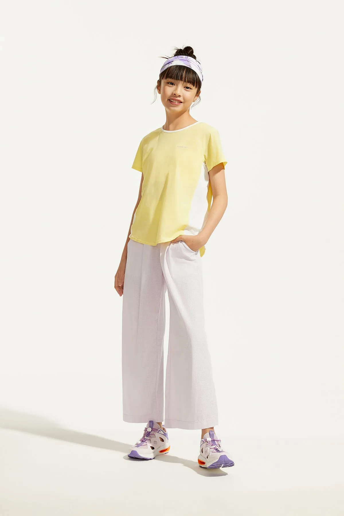 Lattice Color Block Short Sleeves