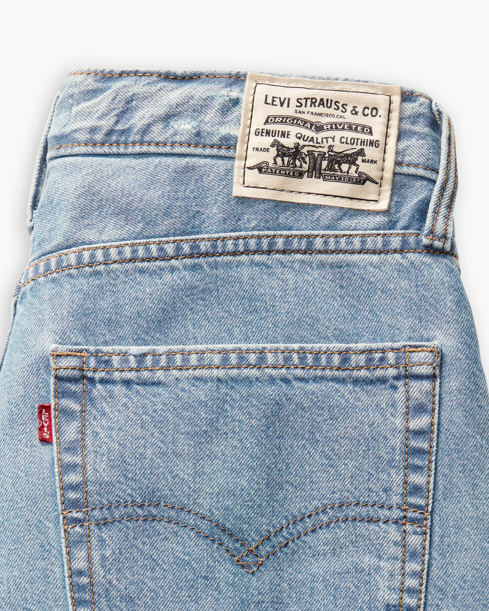 Levi's® Womens Baggy Dad Loose Fit Lightweight Jeans - Make A Difference