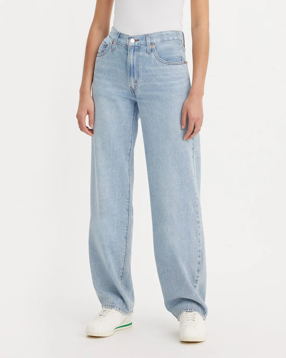 Levi's® Womens Baggy Dad Loose Fit Lightweight Jeans - Make A Difference