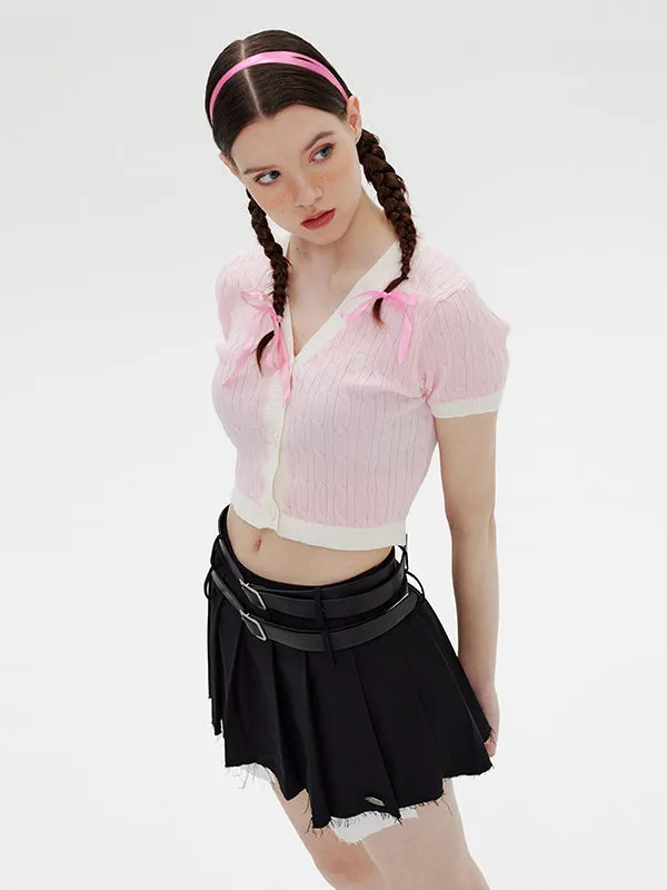 Nvuvu Cute Ribbed Casual Knit Tank Top