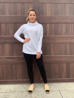 OTTOMAN SWEATER - WHITE