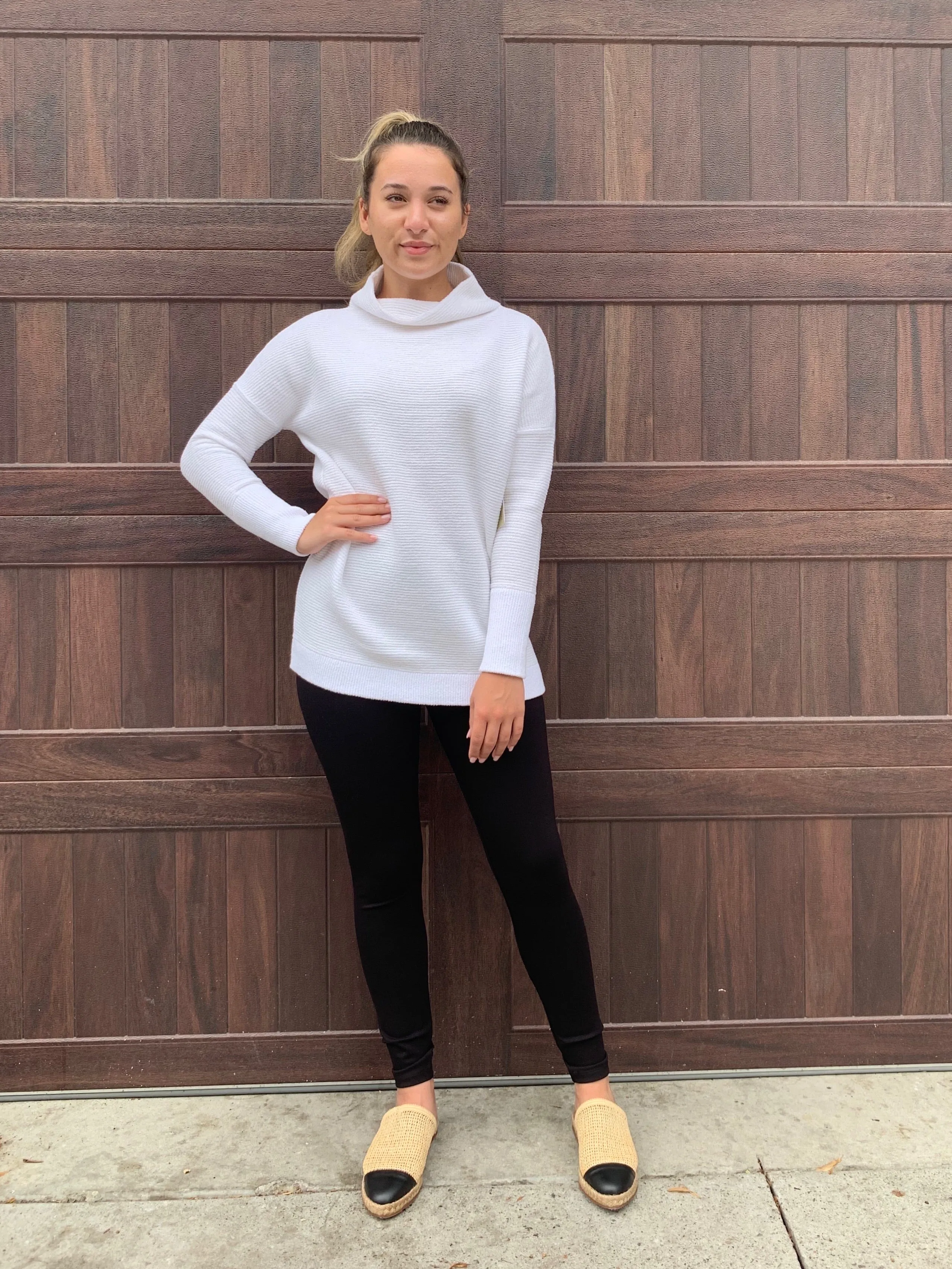 OTTOMAN SWEATER - WHITE