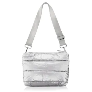 Puffer Purse in Silver