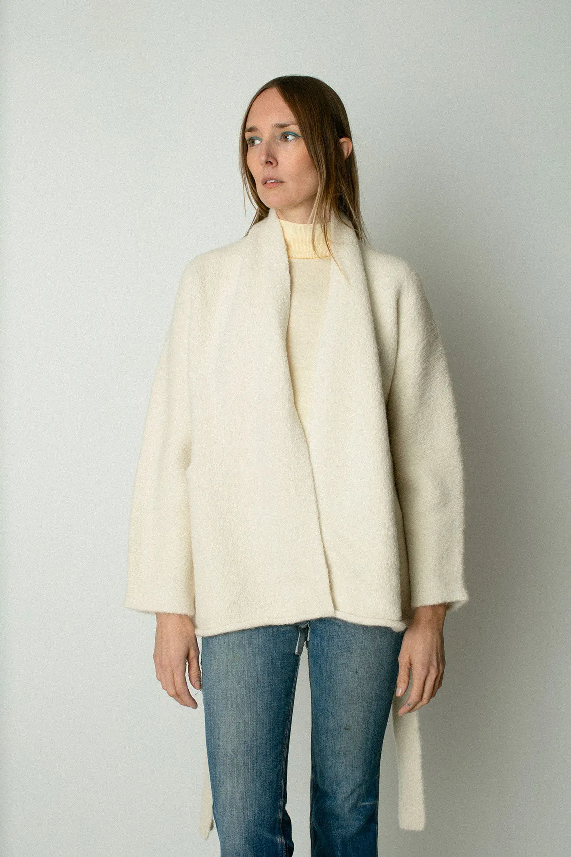 Raw White Coto Cardigan
