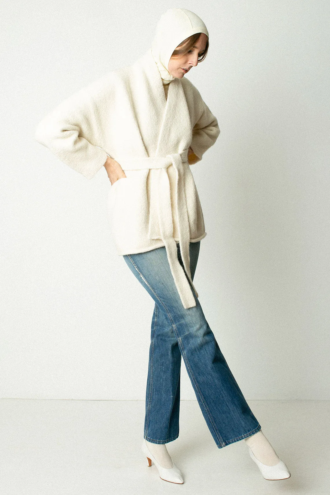Raw White Coto Cardigan