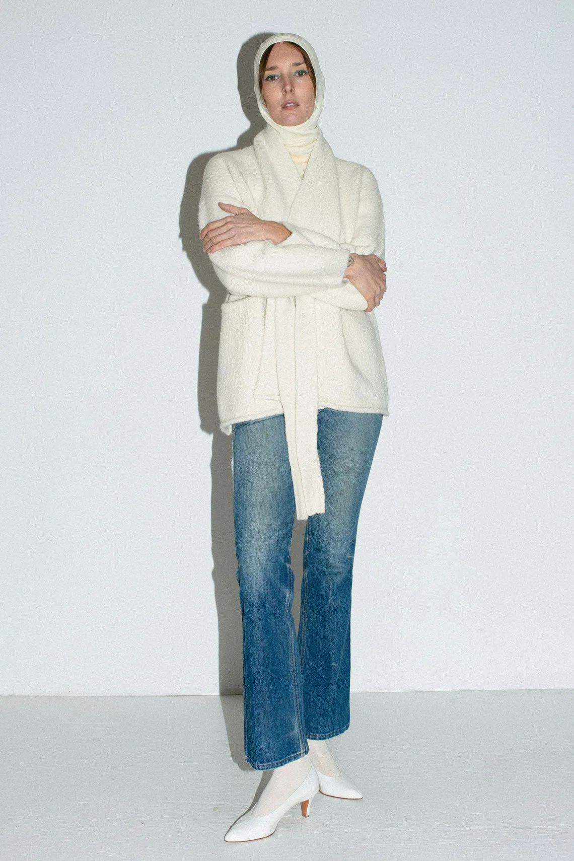 Raw White Coto Cardigan