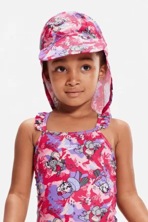 Speedo Girls Legionaire Swim Hat Sun Protection