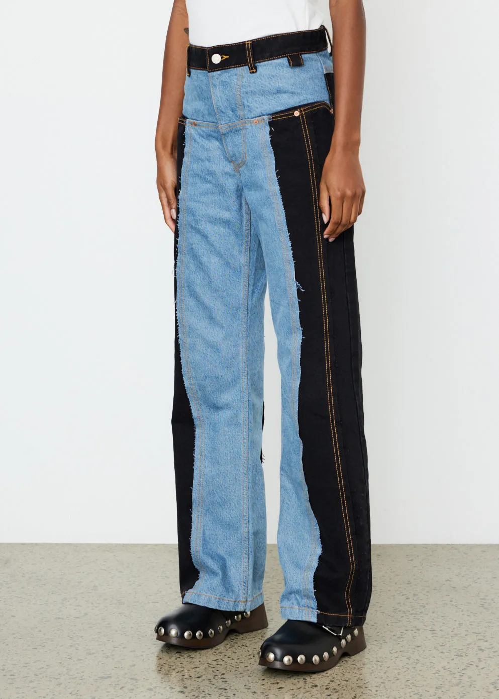Timothy Panel Wide Jeans