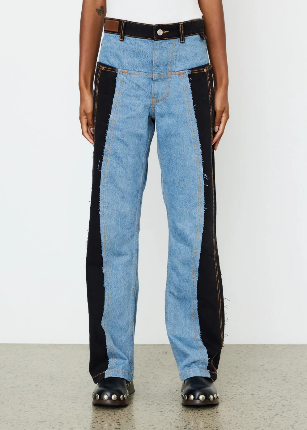 Timothy Panel Wide Jeans