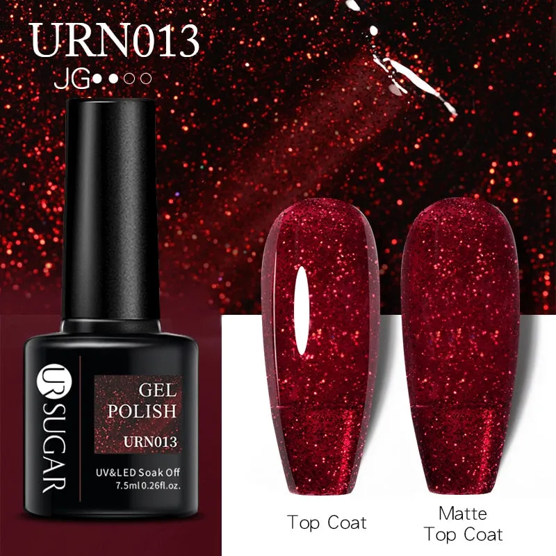 Wenkouban  Thermal Nail Polish Shiny Sequins Effect Color Change Gel Varnishes All For Manicure Nails Art UV Semi Permanent Gellak