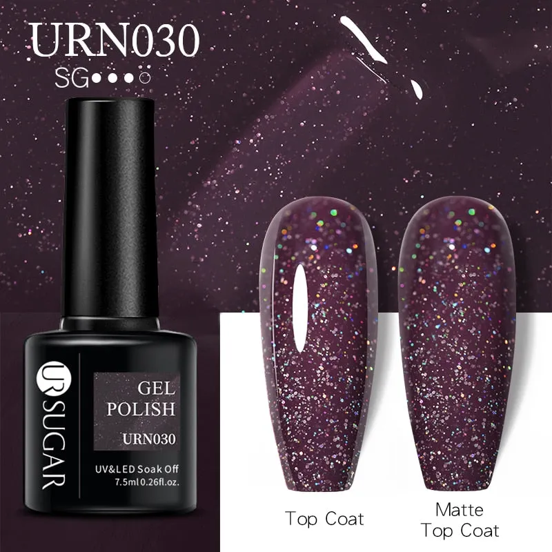 Wenkouban  Thermal Nail Polish Shiny Sequins Effect Color Change Gel Varnishes All For Manicure Nails Art UV Semi Permanent Gellak