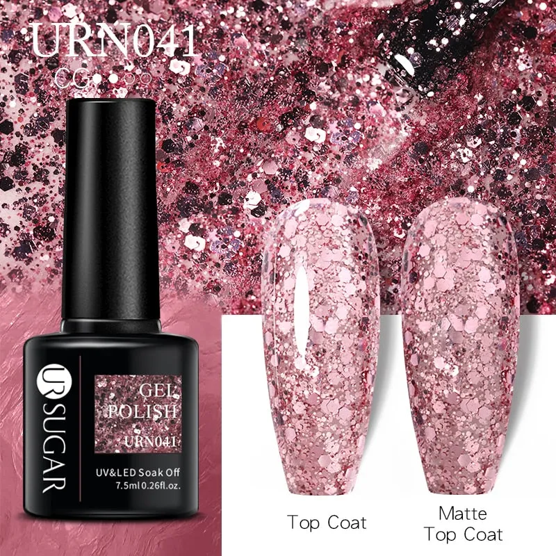 Wenkouban  Thermal Nail Polish Shiny Sequins Effect Color Change Gel Varnishes All For Manicure Nails Art UV Semi Permanent Gellak
