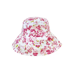 Women's Wide Brim Floral Bucket Hat