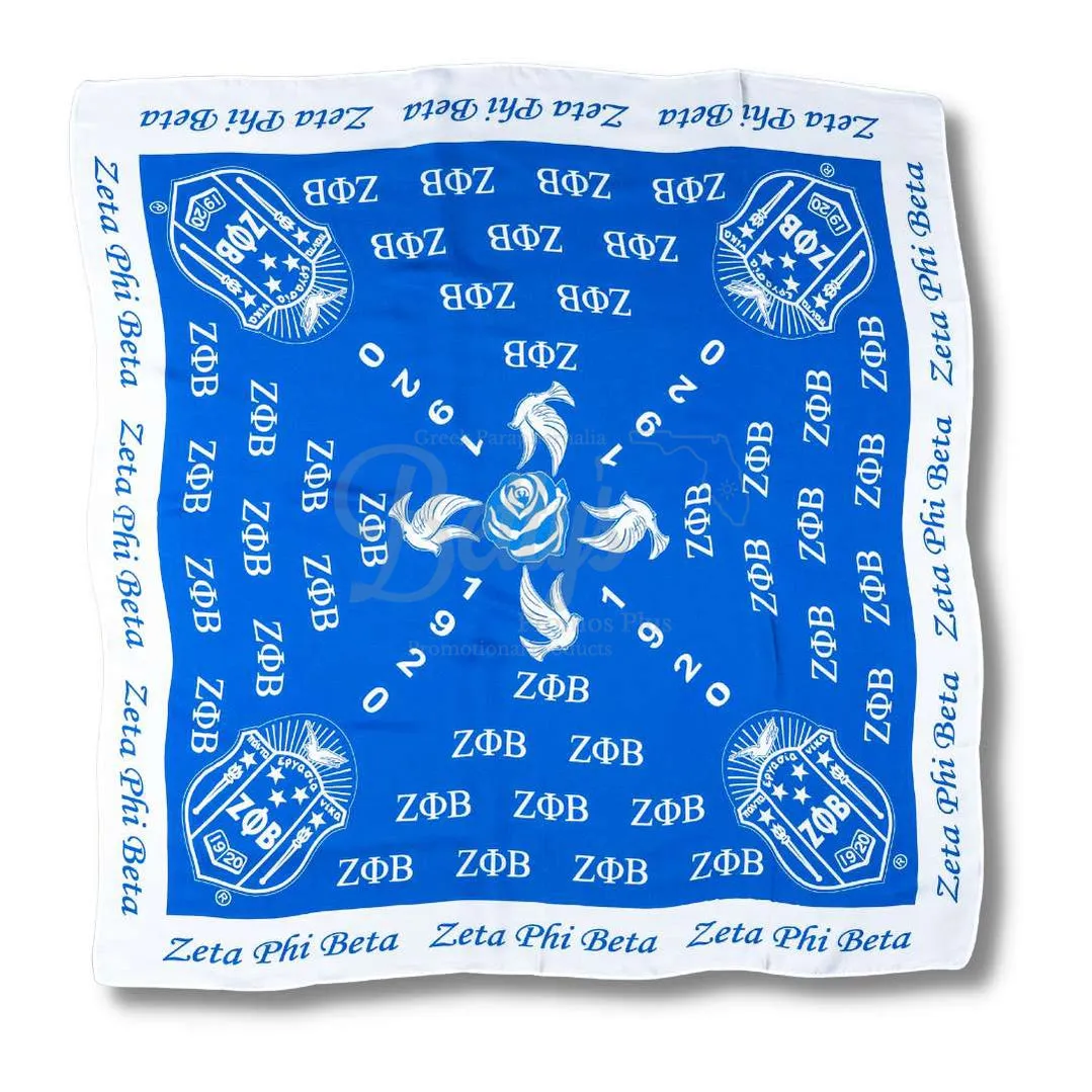 Zeta Phi Beta ΖΦΒ Dove Scarf